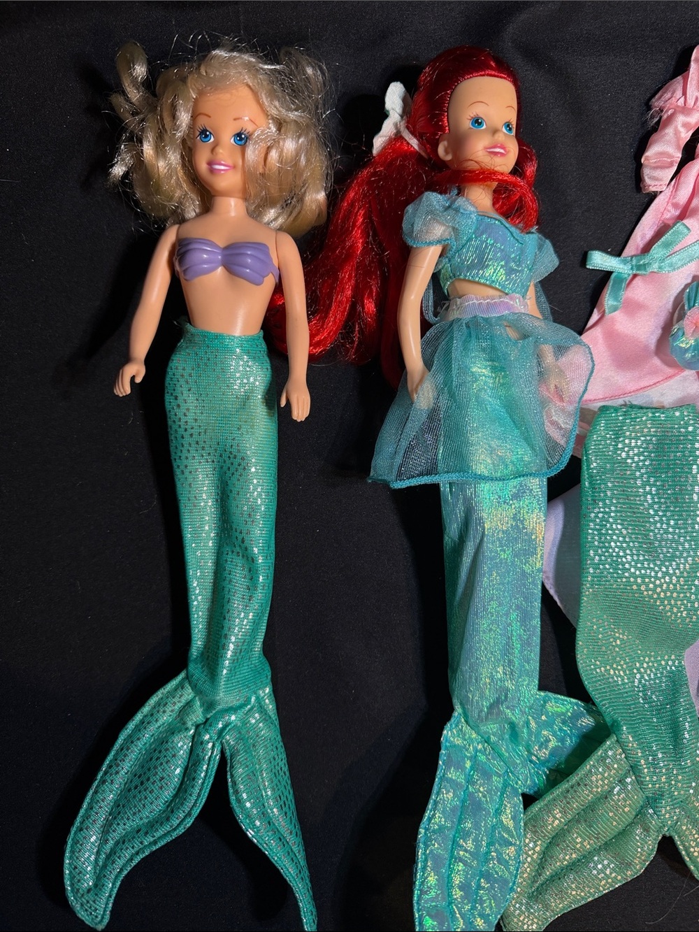 Vintage 1990’s Disney’s Little Mermaid & Sister Arista With Extras